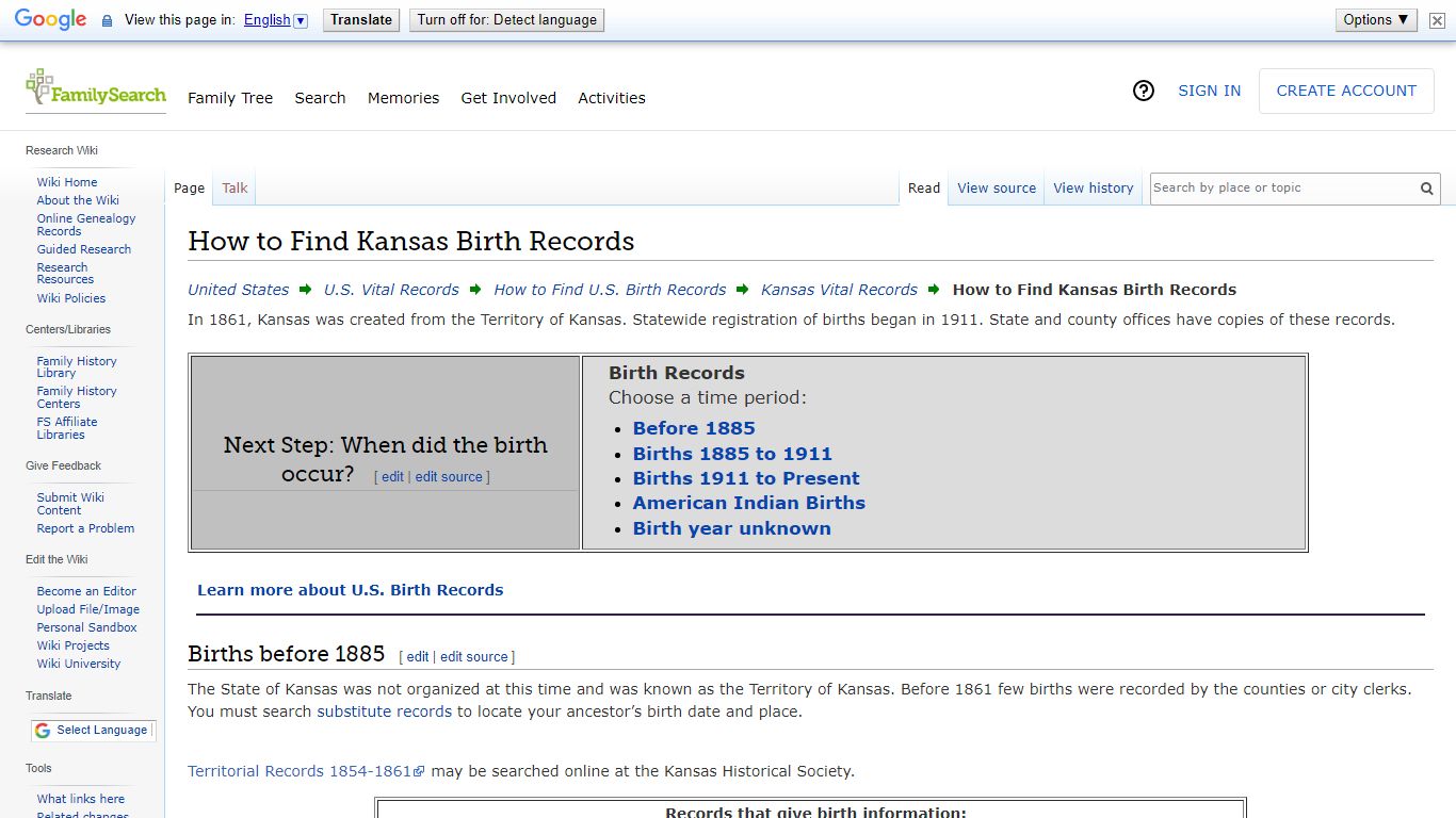 How to Find Kansas Birth Records • FamilySearch